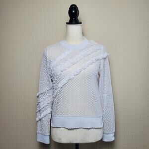 Goen J White Crewneck Sweater Small